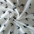 Rajutan 100% Polyester Hacci Print Slub Fabric